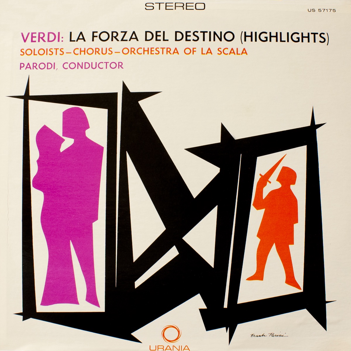 Verdi: La Forza Del Destino (HIghlights) by Adriana Guerrini, Anselmo Colzani, Giuseppi Campora, Fernando Corena, Giuseppe Modesti, Miriam Pirazzini, Chorus of La Scala, Milan, Teatro Alla Scala Orchestra & Armando La Rosa Parodi album cover