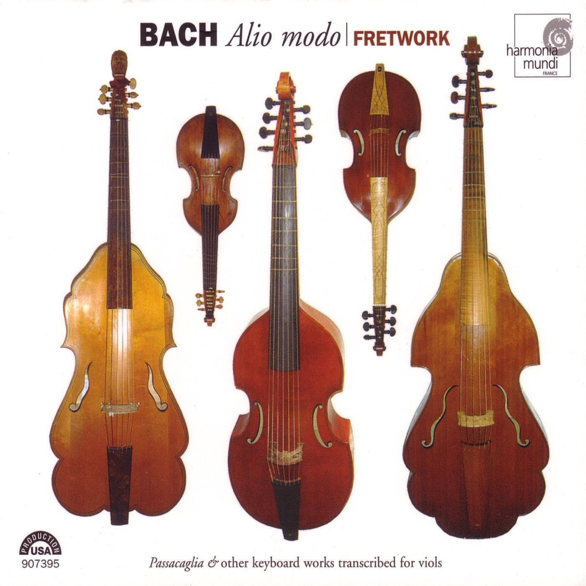 J.S. Bach: Alio modo - "Passacaglia" & Other Keyboard Works Transcribed for Viols by Fretwork album cover
