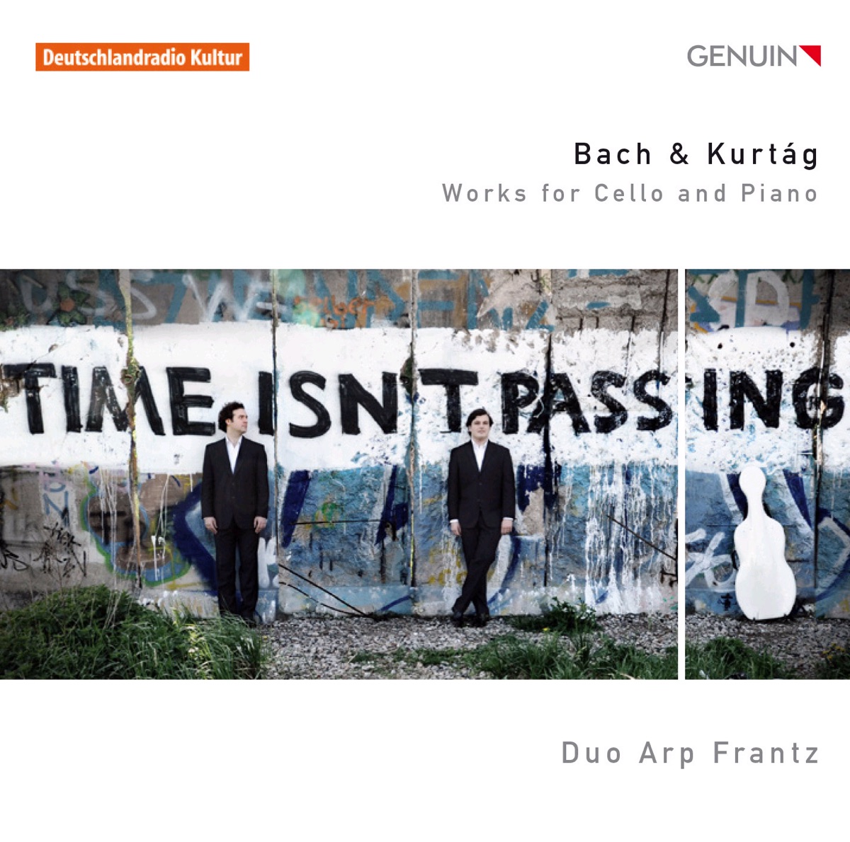 Bach & Kurtág: Works for Cello and Piano by Duo Arp Frantz, Caspar Frantz & Julian Arp album cover