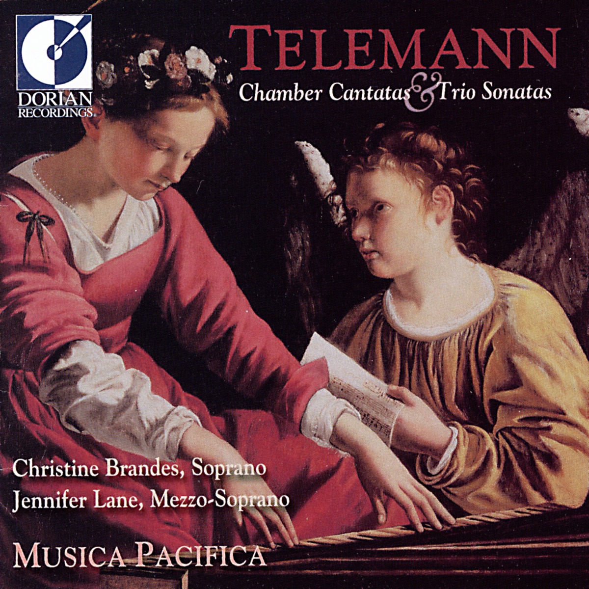 Telemann, G.P.: Chamber Cantatas - Trio Sonatas by Musica Pacifica, Christine Brandes & Jennifer Lane album cover