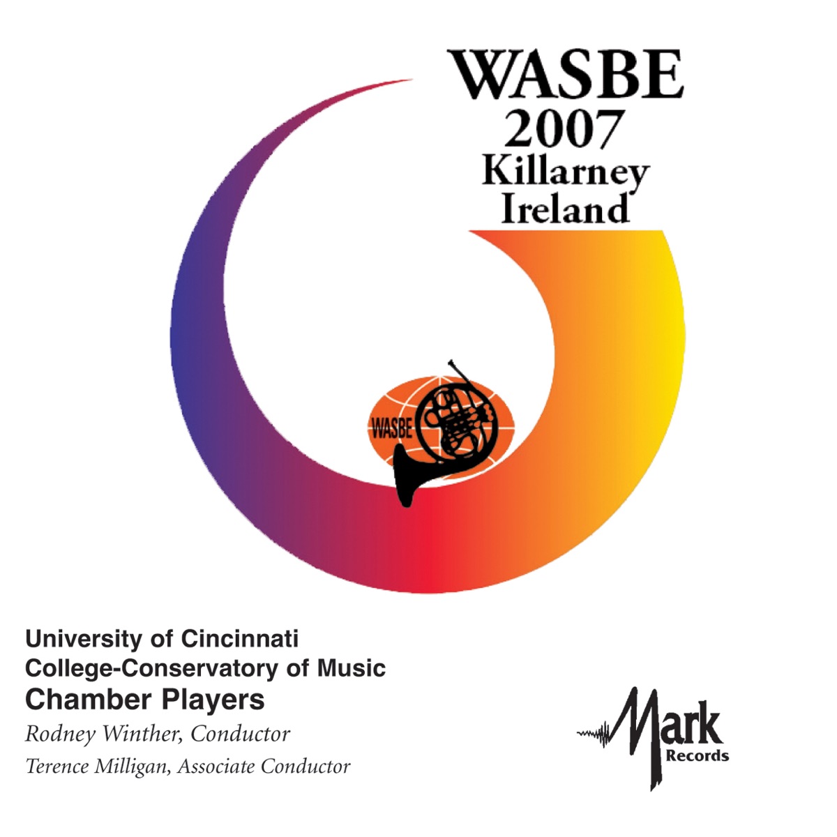 2007 WASBE Killarney, Ireland: University of Cincinnati CCM Chamber Players by University of Cincinnati CCM Chamber Players, Rodney Winther & Terence Milligan album cover