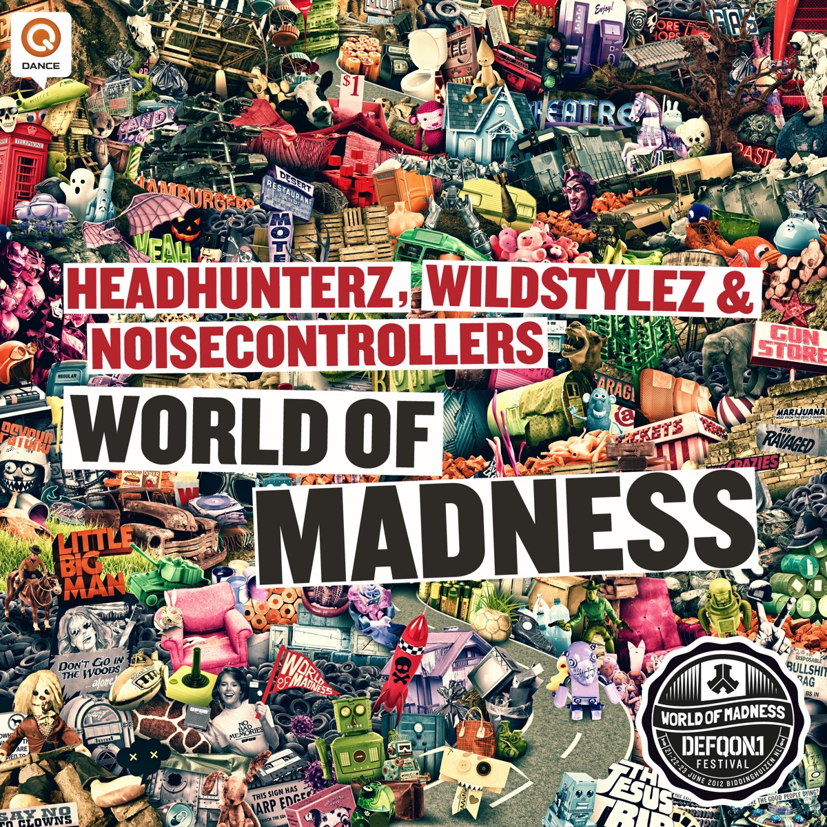 World of Madness (Defqon.1 2012 O.S.T.) - Single by Headhunterz, Wildstylez & Noisecontrollers album cover