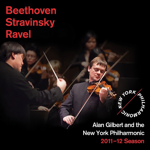 Beethoven, Stravinsky &  Ravel by New York Philharmonic, Alan Gilbert & Frank Peter Zimmermann album cover