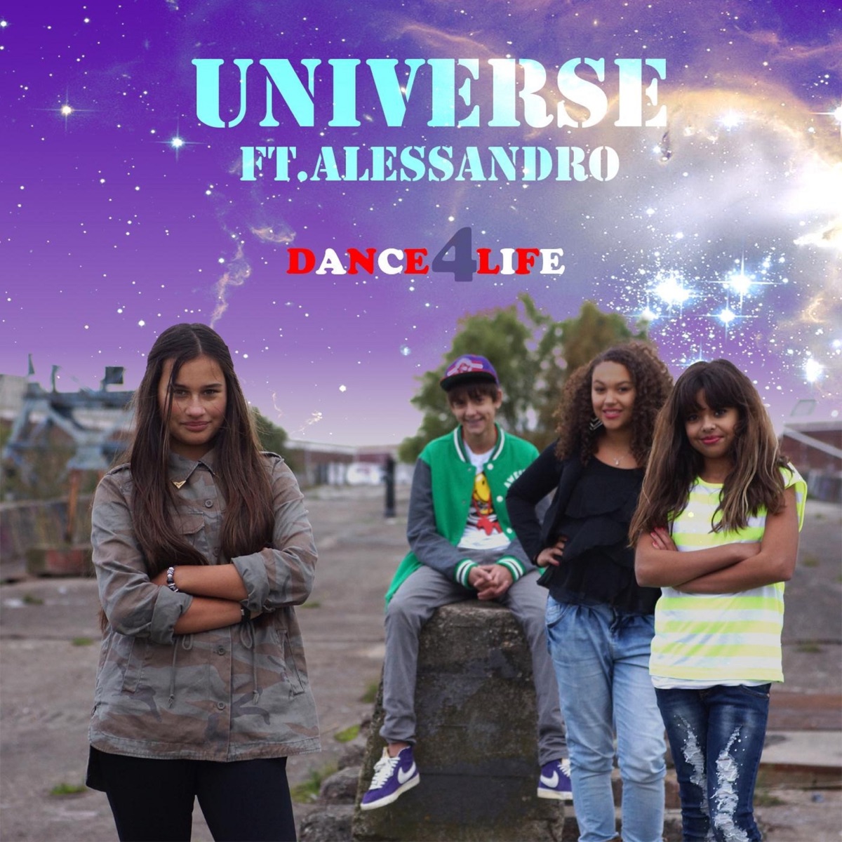 Dance4life (feat. Alessandro) - Single by Universe album cover
