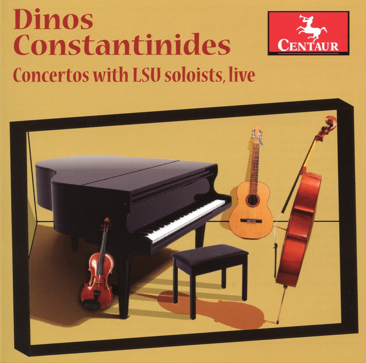Concertos with LSU Solists by Louisiana Sinfonietta, Renata Arado, Dinos Constantinides, Espen Lilleslatten, Carlos Riazuelo, LSU Symphony Orchestra, Michael Gurt, Ronaldo Cadeu & Dennis Parker album cover