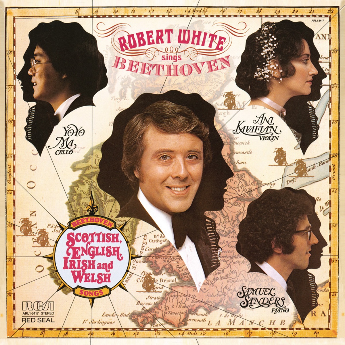 Robert White Sings Beethoven by Yo-Yo Ma, Robert White, Ani Kavafian & Samuel Sanders album cover