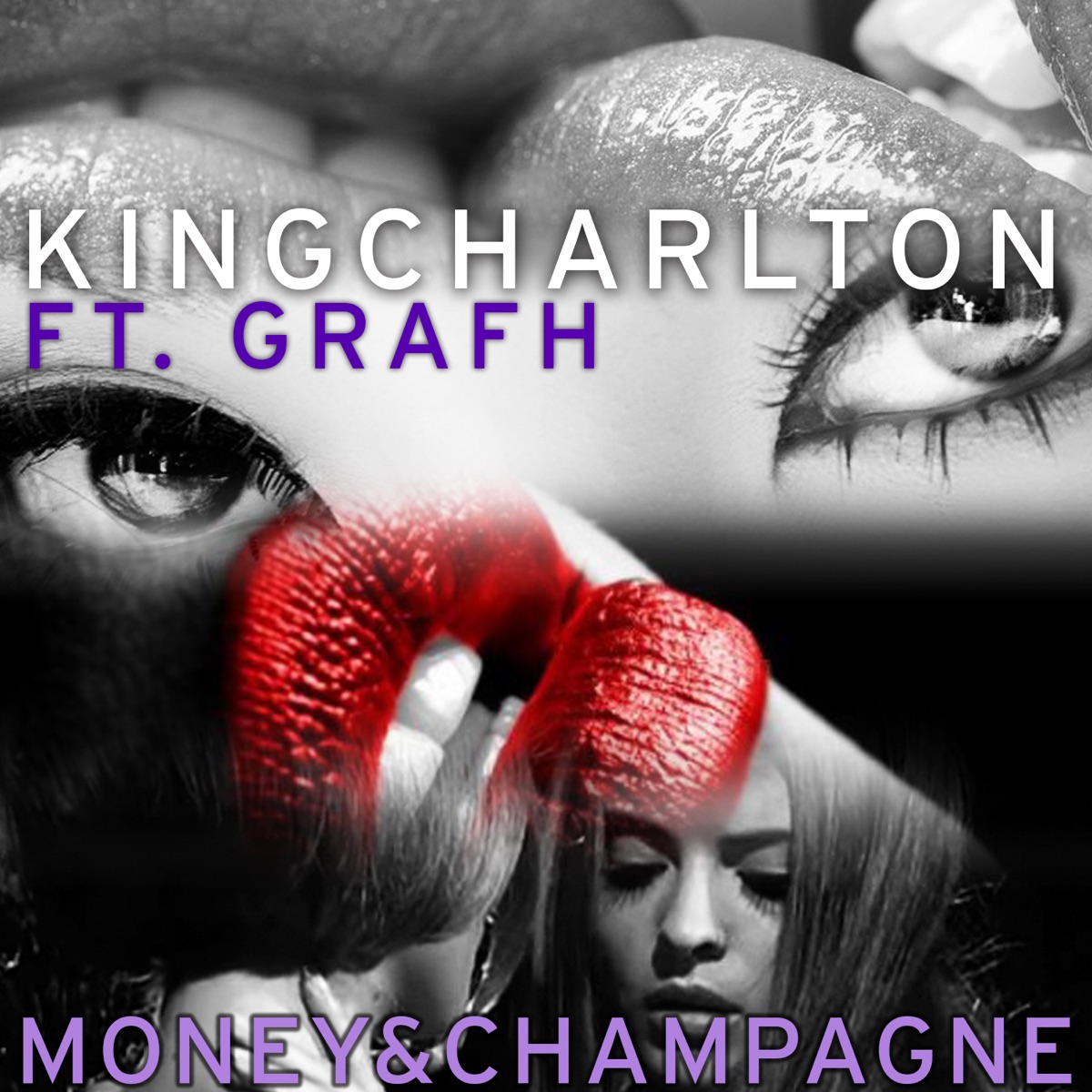 Money & Champagne (feat. Grafh) - Single by King Charlton album cover