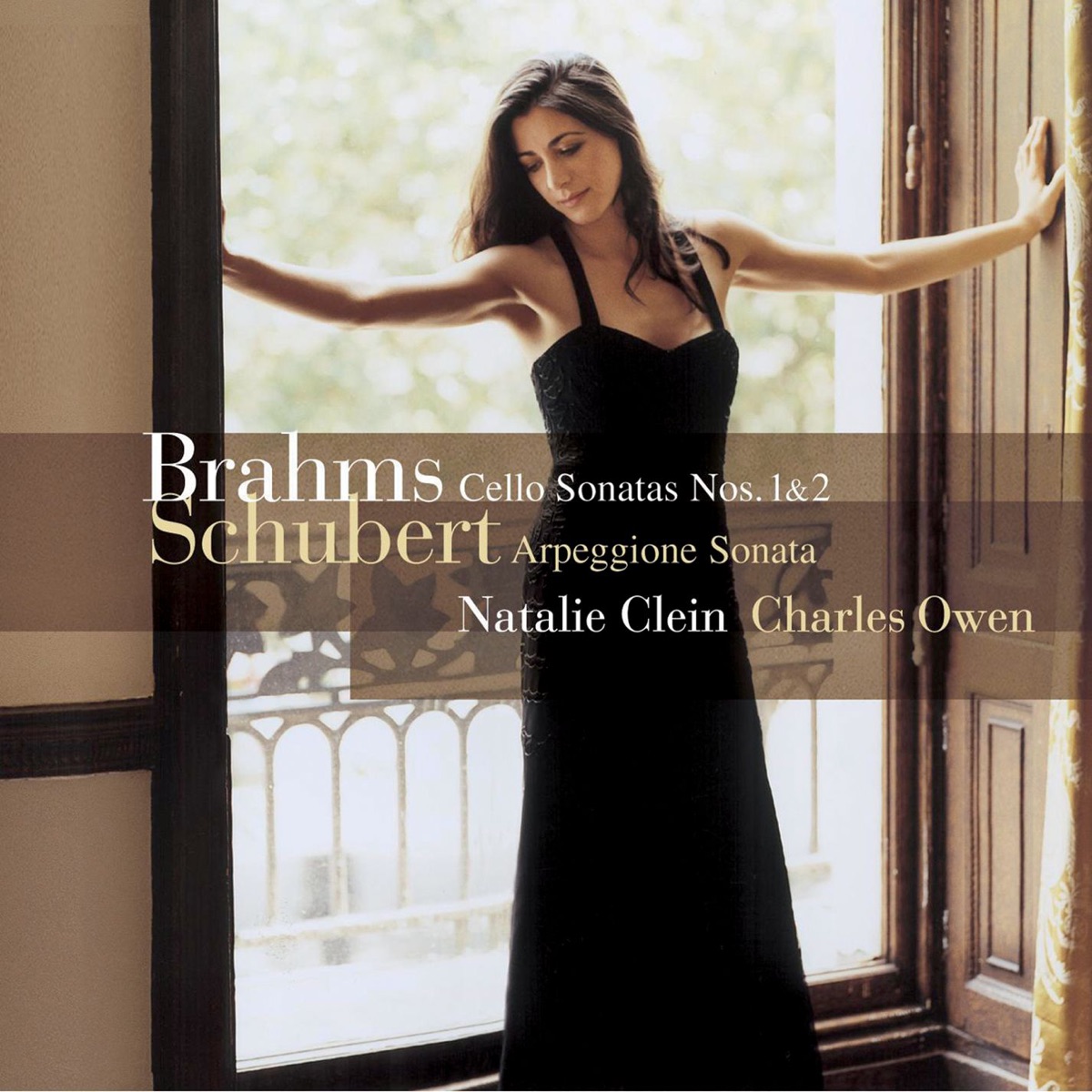 Brahms: Cello Sonatas - Schubert: Arpeggione Sonata by Charles Owen & Natalie Clein album cover