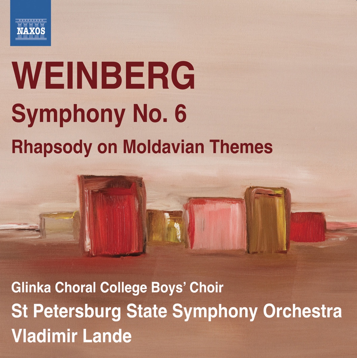 Weinberg: Symphony No. 6 - Rhapsody on Moldavian Themes by St. Petersburg Symphony Orchestra, Vladimir Lande, St. Petersburg State Symphony Orchestra & Boys Choir of Glinka Choral College album cover