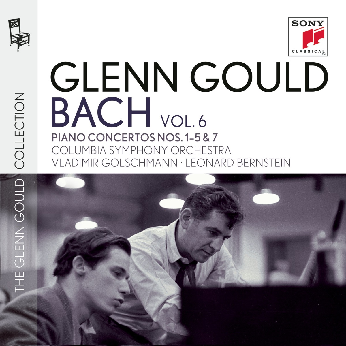 Bach: Piano Concertos Nos. 1 - 5, BWV 1052-1056 & No. 7, BWV 1058 by Glenn Gould album cover
