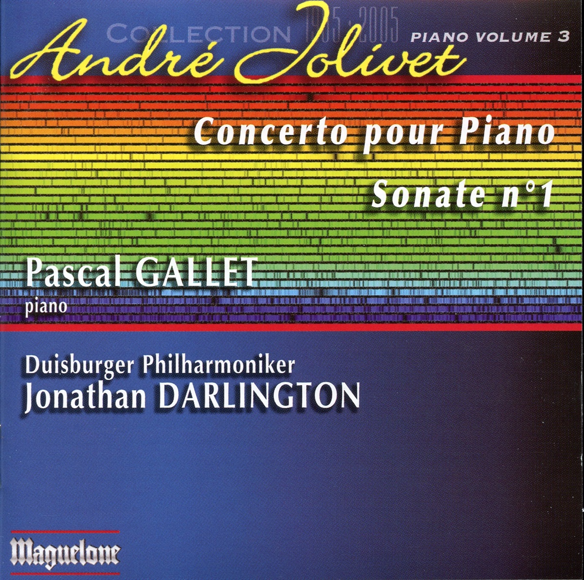 Jolivet: Integrale pour piano, Vol. 3 by Pascal Gallet album cover