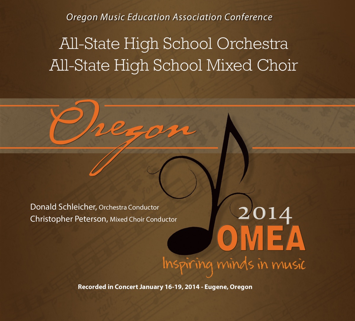 Oregon OMEA Conference 2014 All-State High School Orchestra Mixed Choir by All-State High School Orchestra, Donald Schleicher, All-State High School Mixed Choir & Christopher Peterson album cover