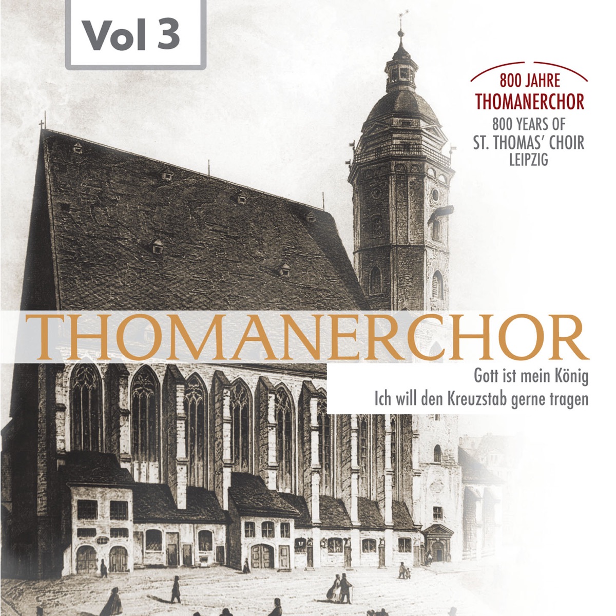 Thomanerchor, Vol. 3 (1959) by Peter Fischer, Hannes Kästner, Agnes Giebel, Leipzig St. Thomas Choir, Gewandhausorchester Leipzig, Marga Hoffgen, Kurt Thomas, Willi Neumann, Theo Adam, Helmut Weimann, Franz Genze, Hans-Joachim Rotzsch, Siegfried Arnold, Heinz Morawietz, Willy Gerlach & Hermann Prey album cover