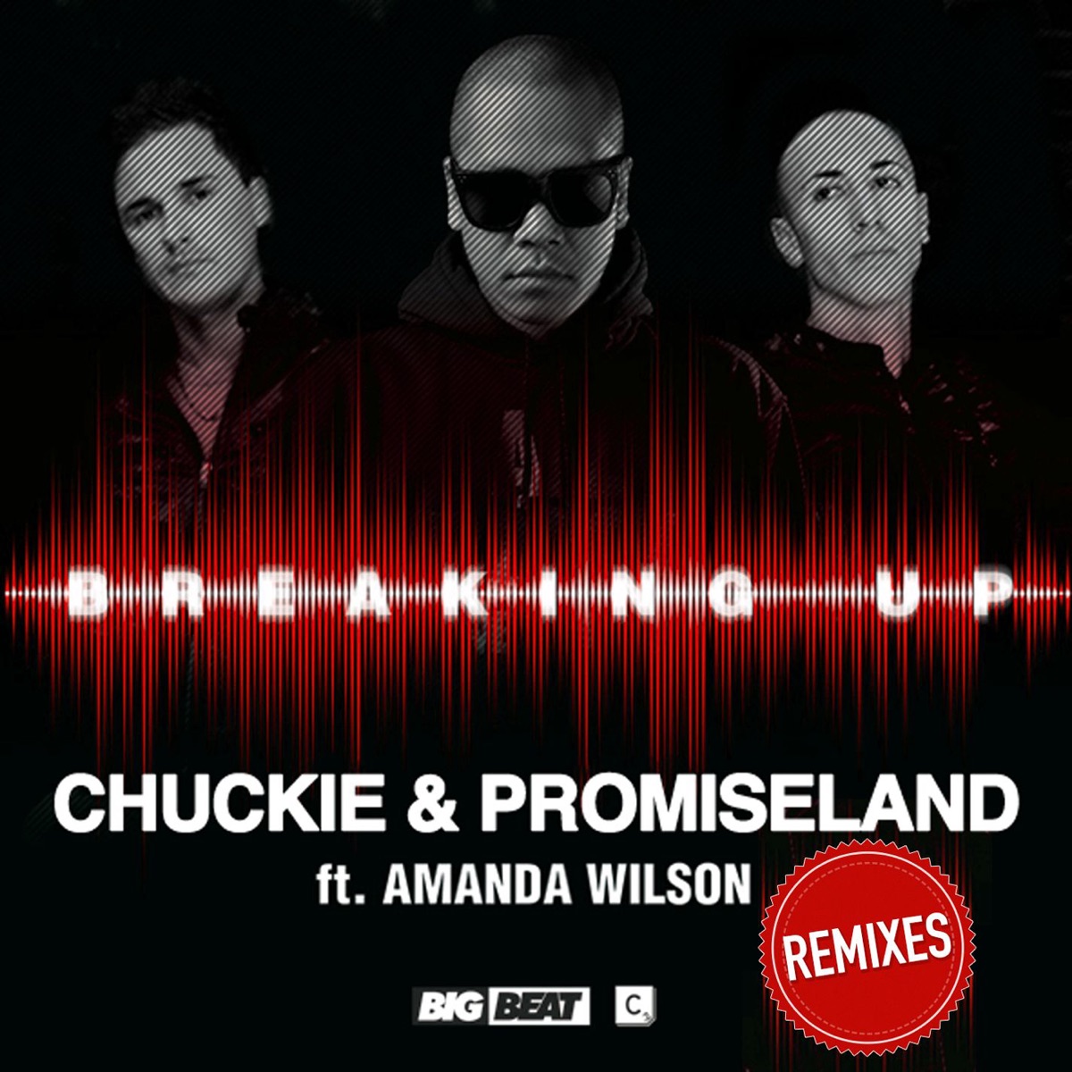 Breaking Up (Remixes) [feat. Amanda Wilson] by Chuckie & Promise Land album cover