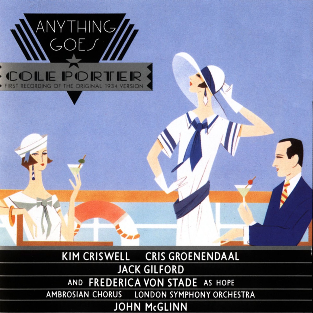 Anything Goes - Porter by John McGlinn & London Symphony Orchestra album cover
