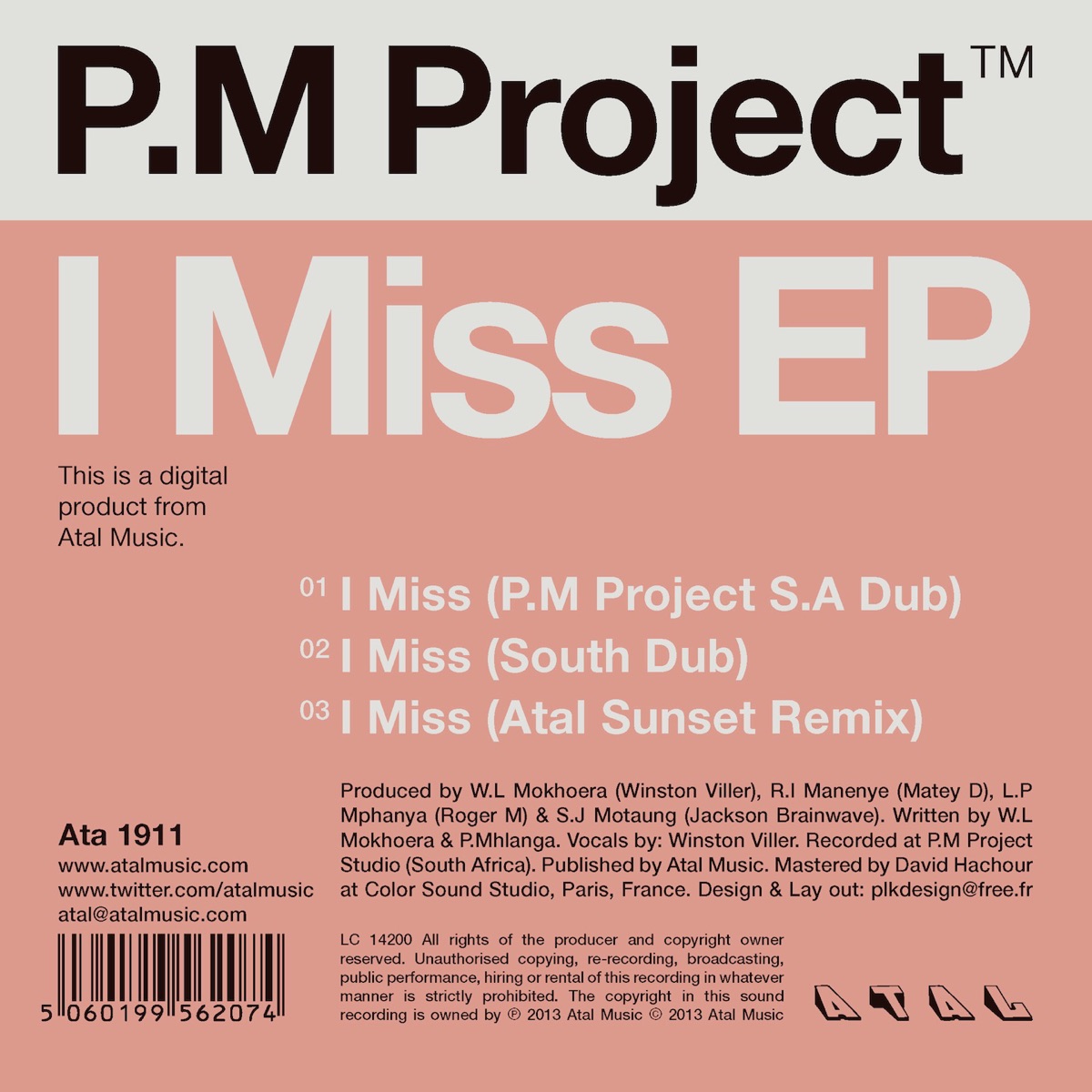 I Miss EP (Atal Music) - Single by P.M Project album cover