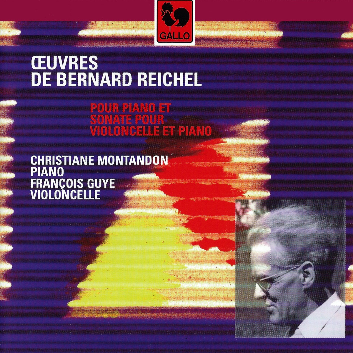 Bernard Reichel: Works for Piano and Sonata for Cello & Piano by Christiane Montandon & François Guye album cover