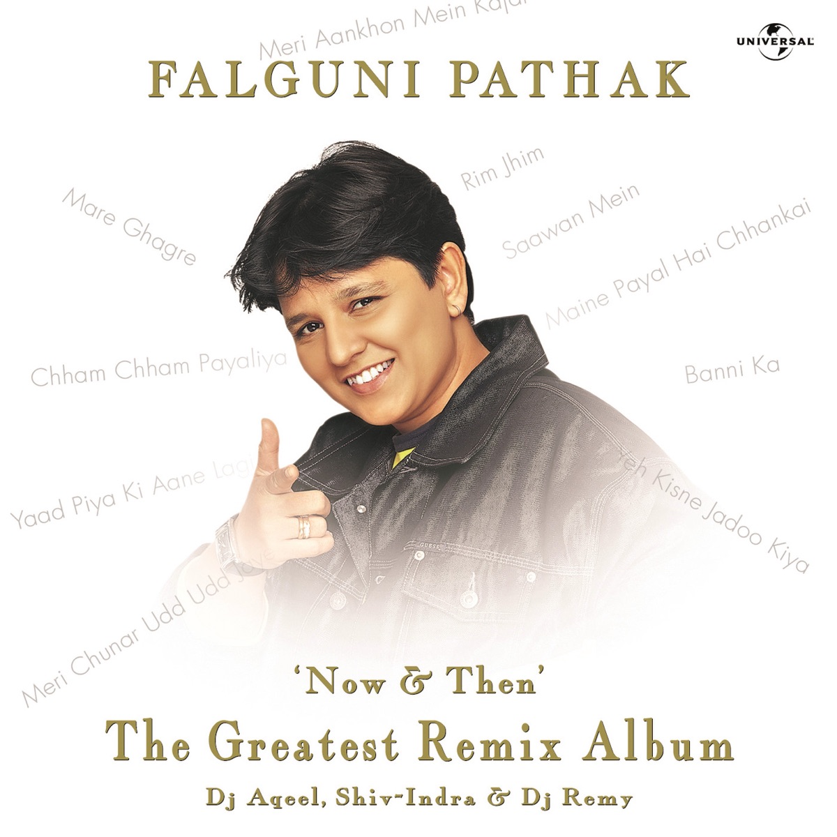 Now & Then (The Greatest Remix Album) by Falguni Pathak album cover