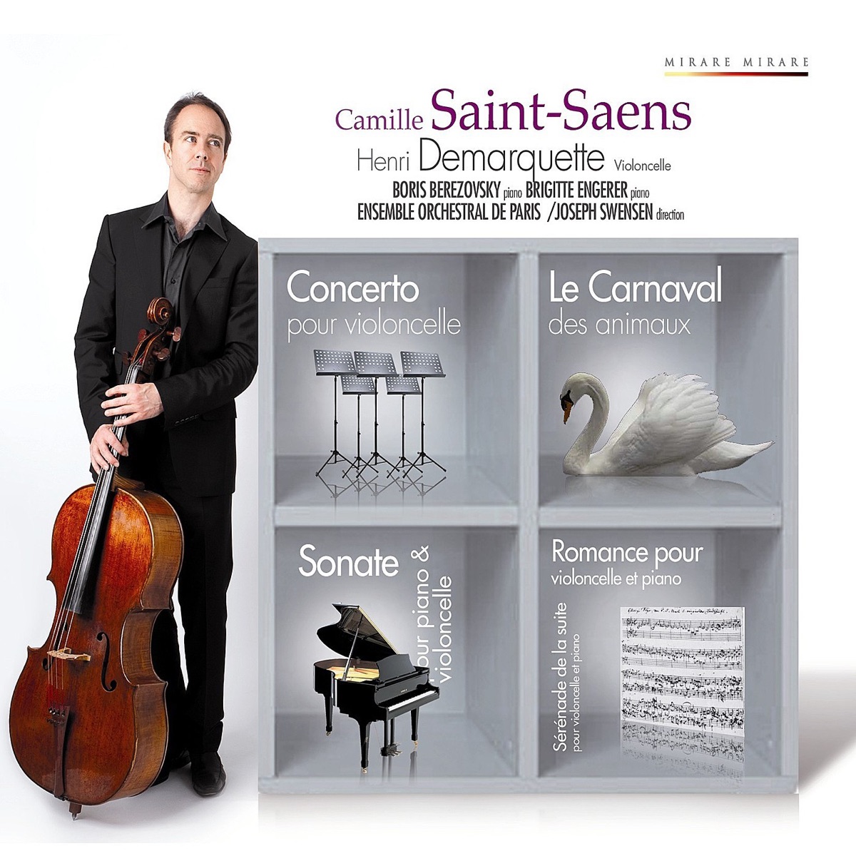 Camille Saint-Saëns by Henri Demarquette & Orchestre de chambre de Paris album cover