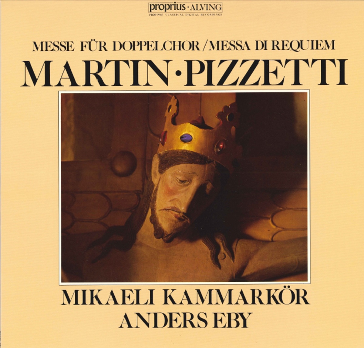 Martin: Mass - Pizzetti: Requiem by Mikaeli Chamber Choir album cover