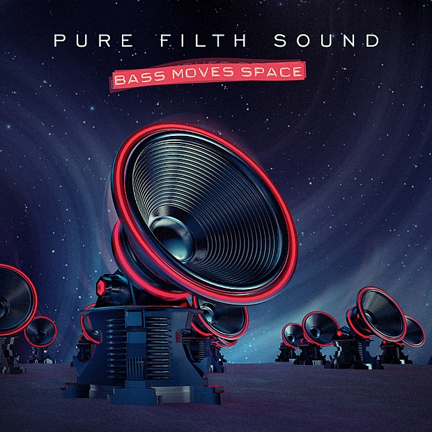 Bass Moves Space (feat. Busdriver, Crazy D, Jakes, Kemst, Mestizo, Nocando & Ryat) by Pure Filth Sound album cover