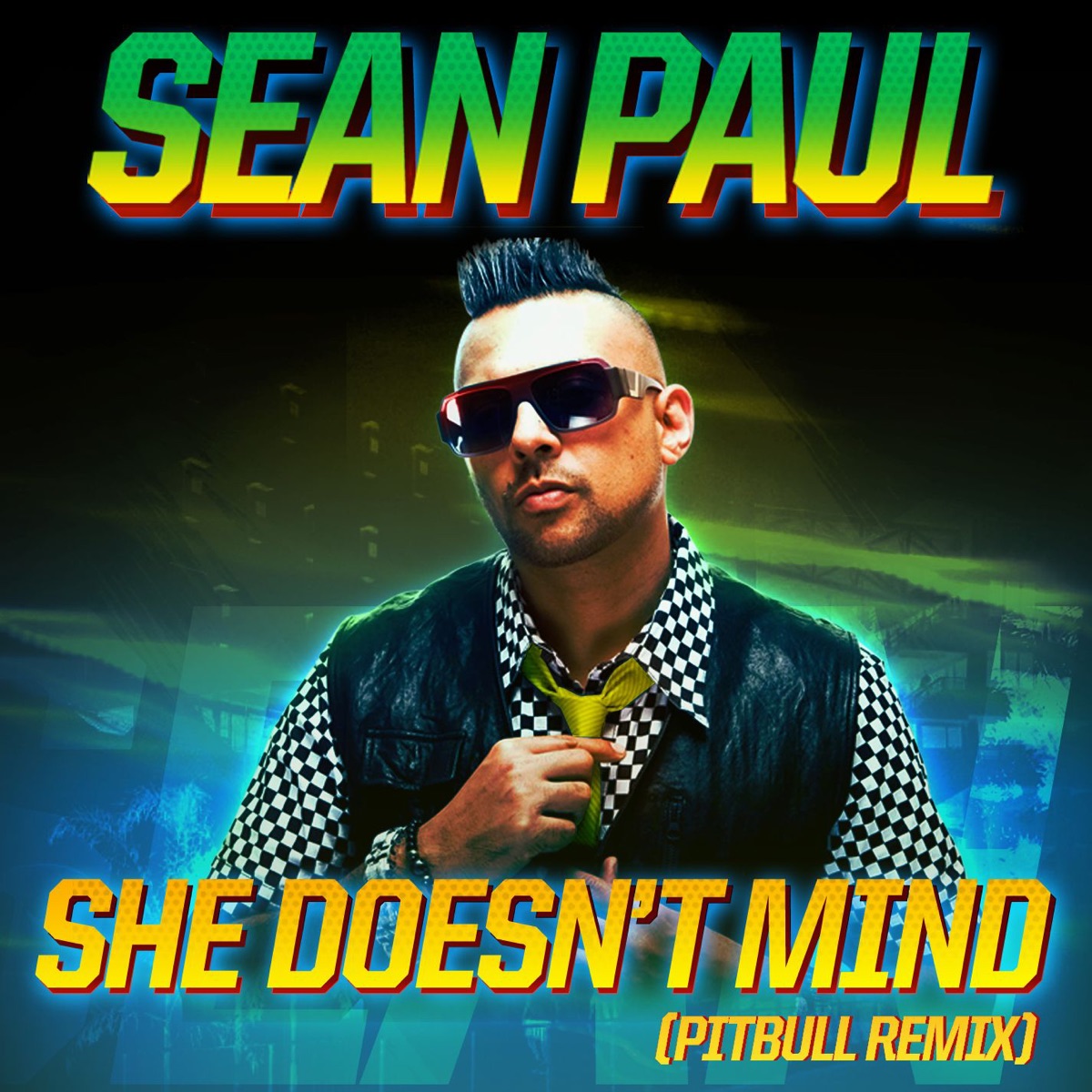 She Doesn't Mind (Pitbull Remix) - Single by Sean Paul album cover
