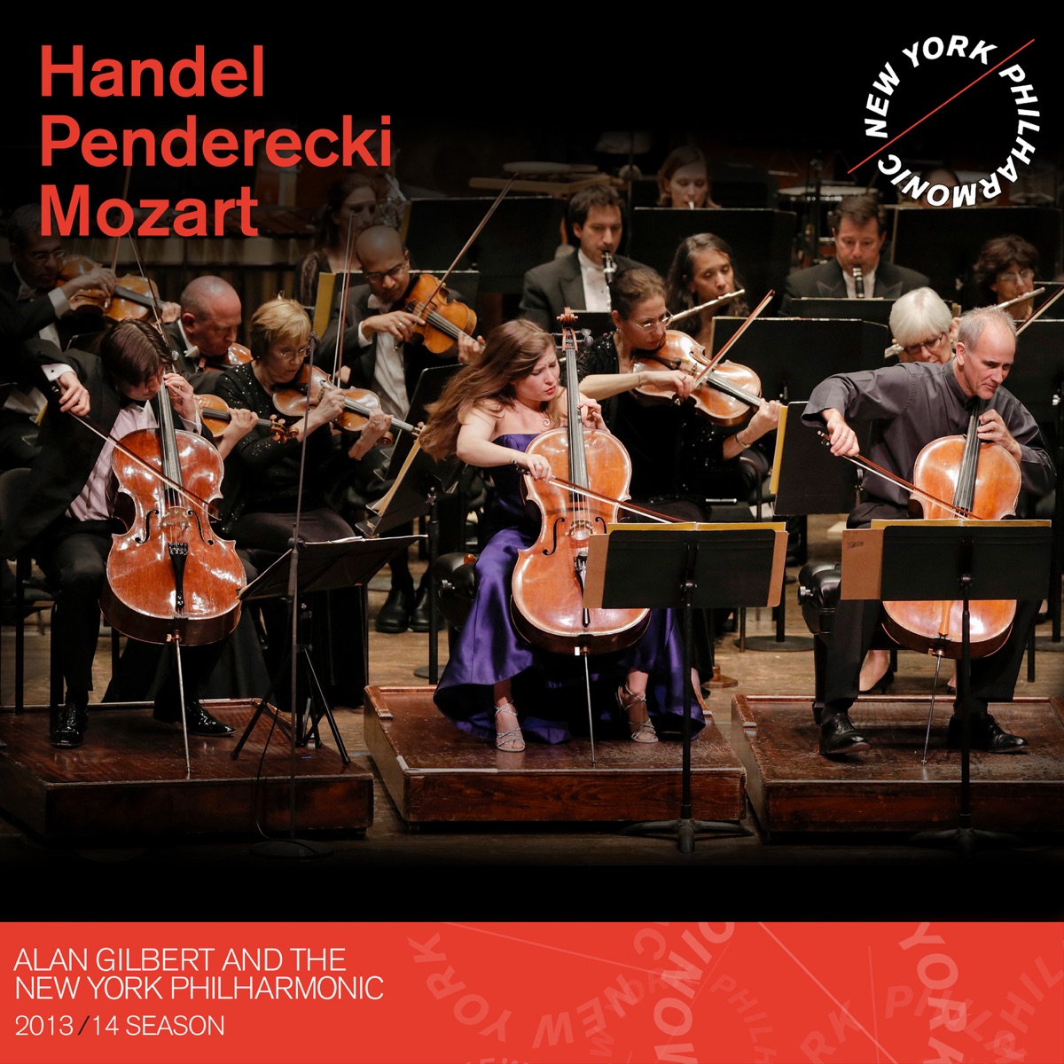 Handel, Penderecki, Mozart by New York Philharmonic, Bernard Labadie, Charles Dutoit & Andrey Boreyko album cover