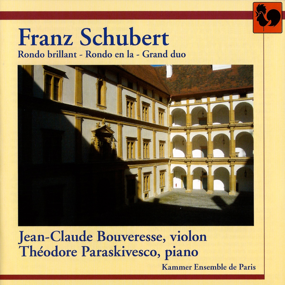 Franz Schubert: Rondo brillant – Rondo en la – Grand duo by Kammerensemble de Paris album cover