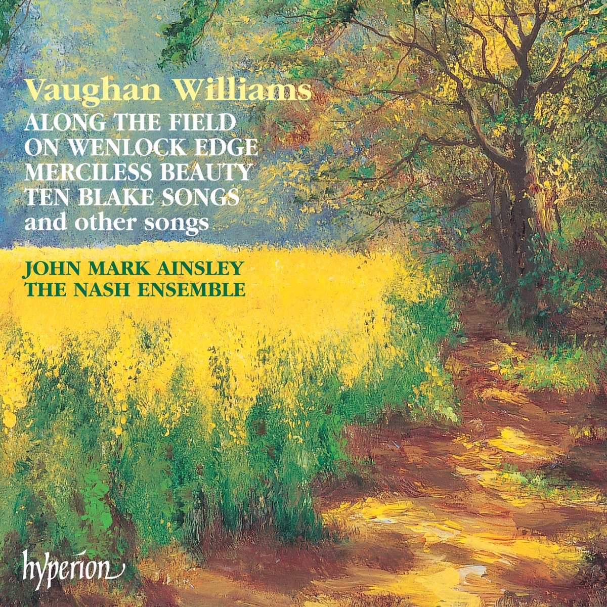 Vaughan Williams: Songs by John Mark Ainsley & The Nash Ensemble album cover