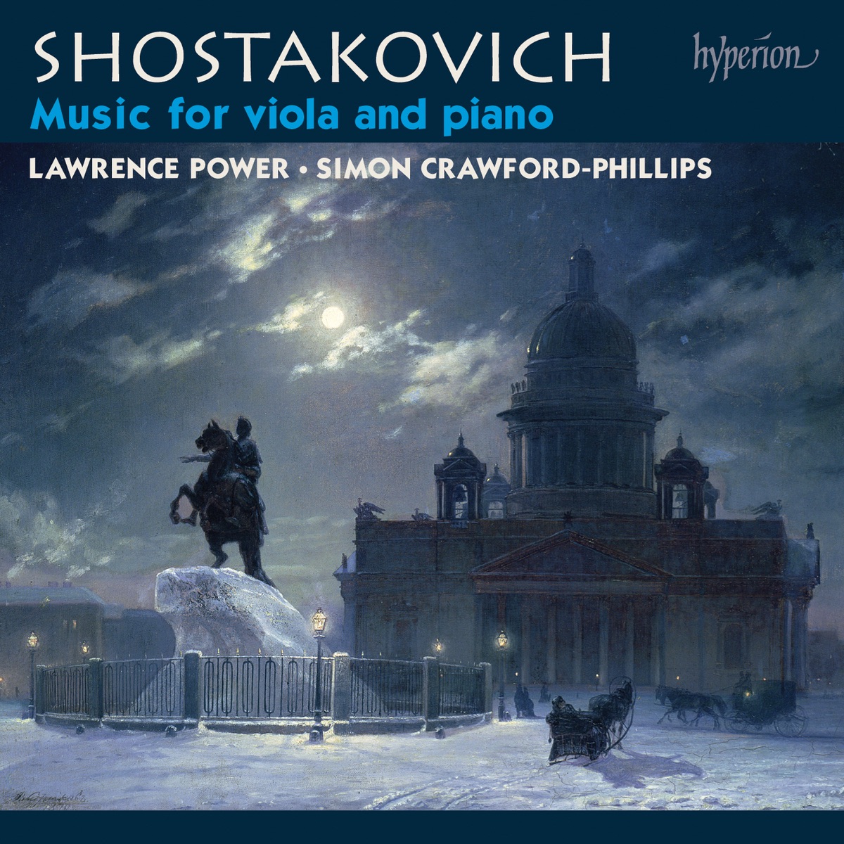 Shostakovich: Music for Viola and Piano by Lawrence Power & Simon Crawford-Phillips album cover