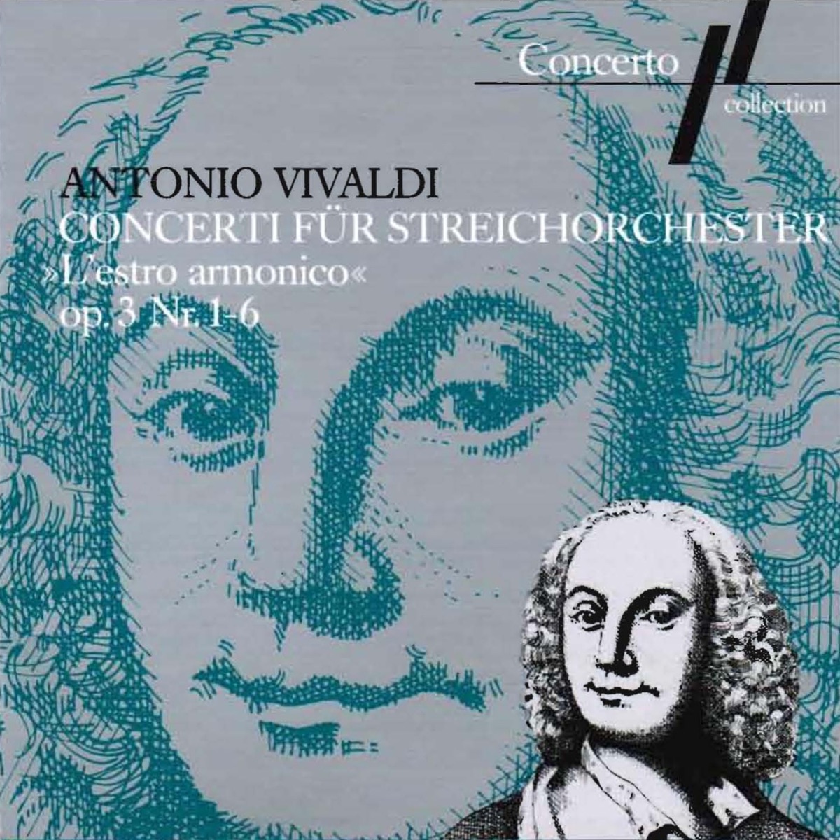 Antonio Vivaldi: L'estro armonico, Op. 3, Concertos Nos. 1-6 by Südwestdeutsches Kammerorchester & Jacoba Muckel album cover