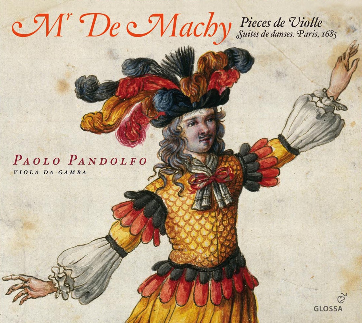Mr. de Machy: Pieces de violle by Paolo Pandolfo album cover