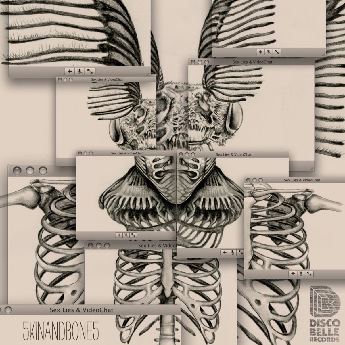 Sex Lies & VideoChat - EP by 5kinAndBone5 album cover