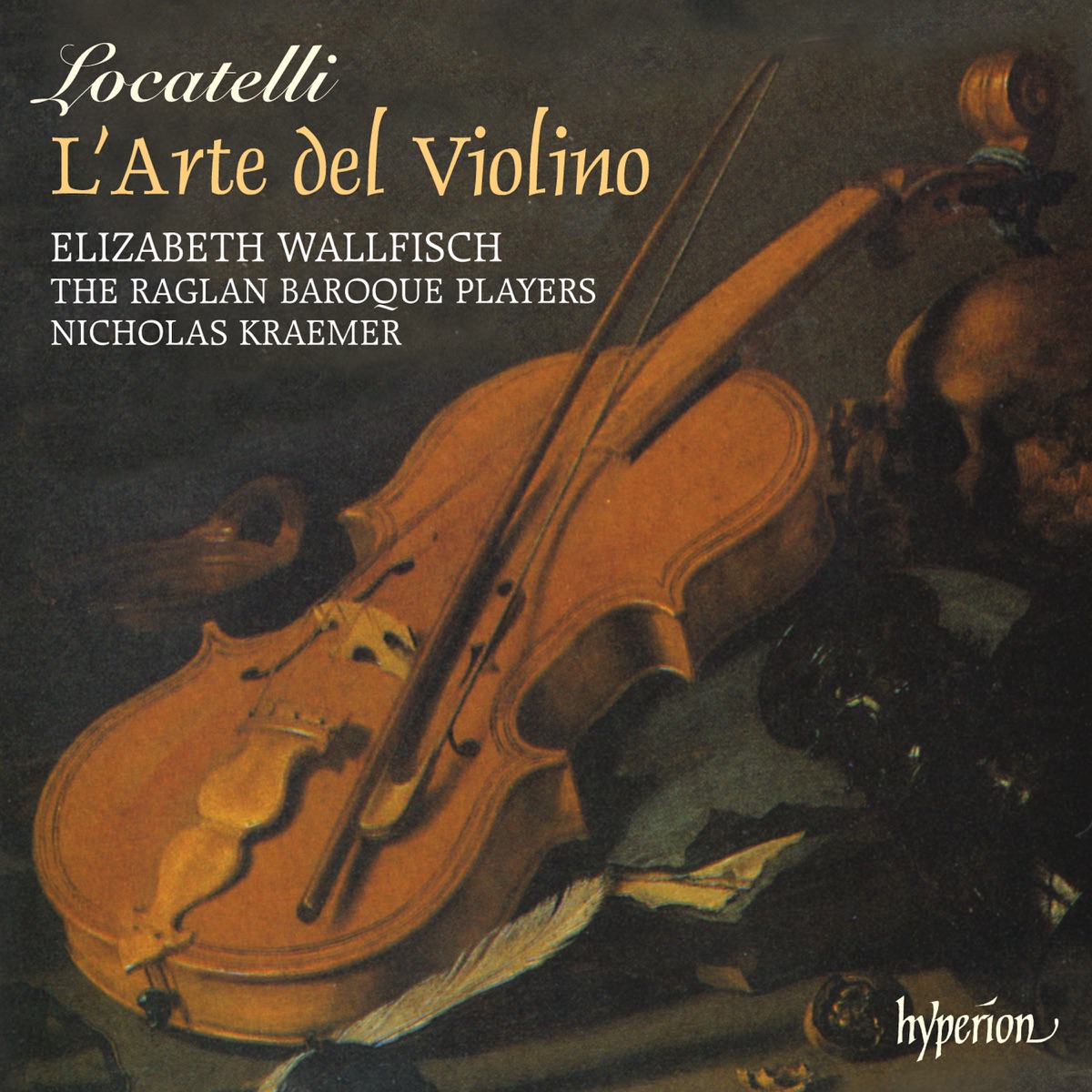 Locatelli: L'Arte del Violino by Elizabeth Wallfisch, The Raglan Baroque Players & Nicholas Kraemer album cover