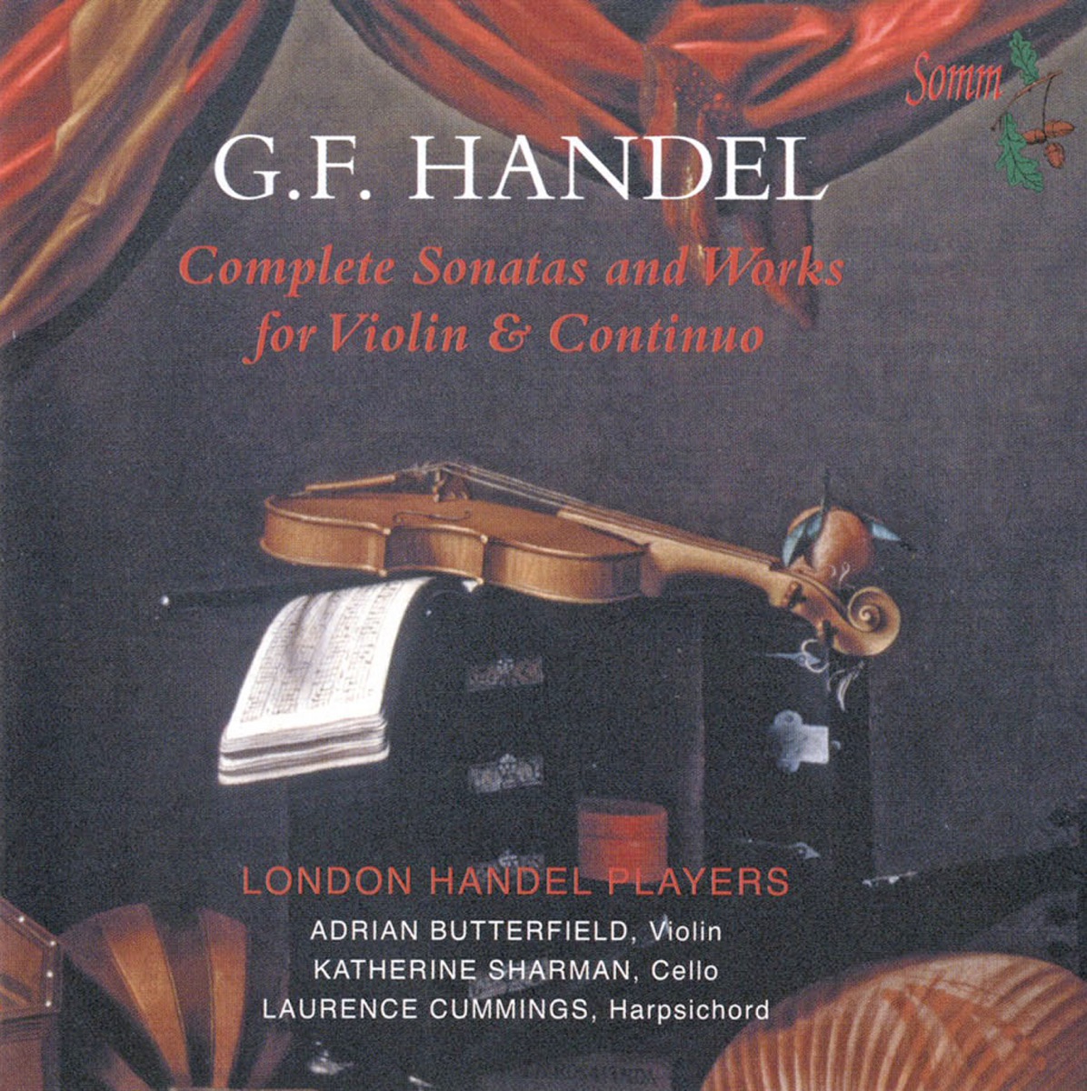 Handel: Complete Sonatas & Works for Violin and Continuo by London Handel Players album cover