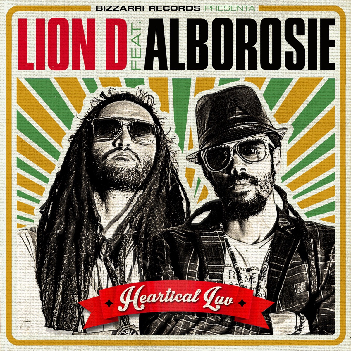 Heartical Luv (feat. Alborosie) - Single by Lion D album cover