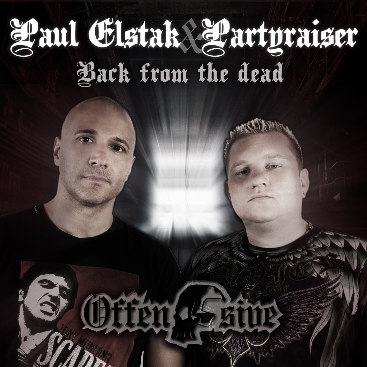 Back from the Dead - Single by Paul Elstak & Partyraiser album cover