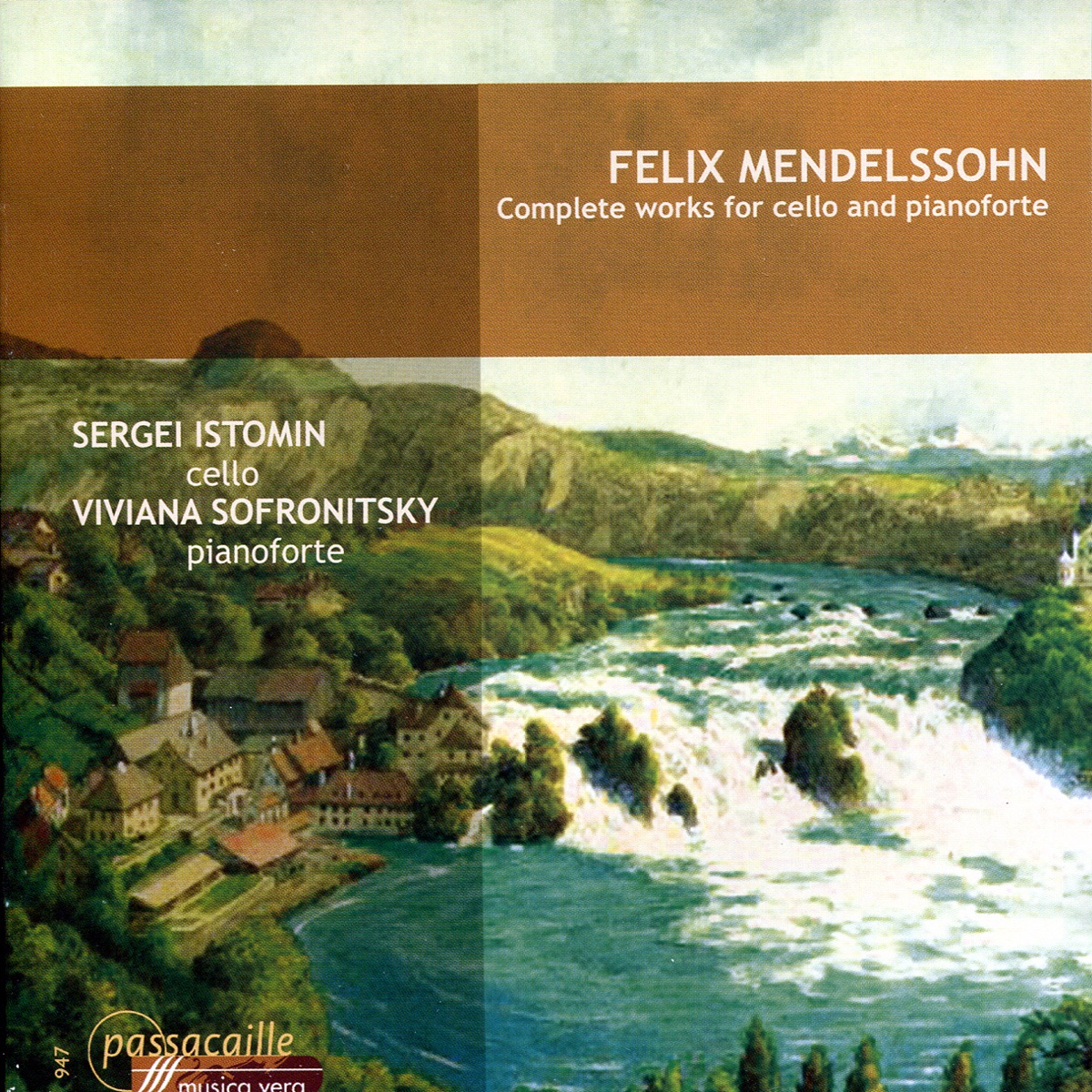 Mendelssohn: Complete Works for Cello and Pianoforte by Sergei Istomin & Viviana Sofronitsky album cover