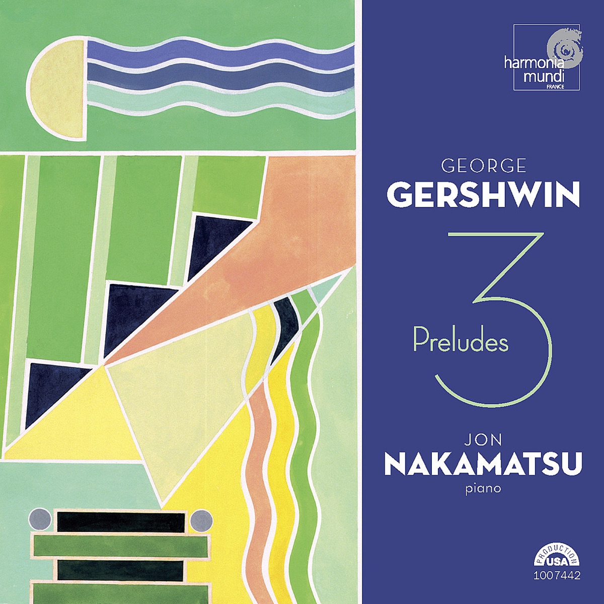Gershwin: 3 Preludes - Single by Jon Nakamatsu album cover