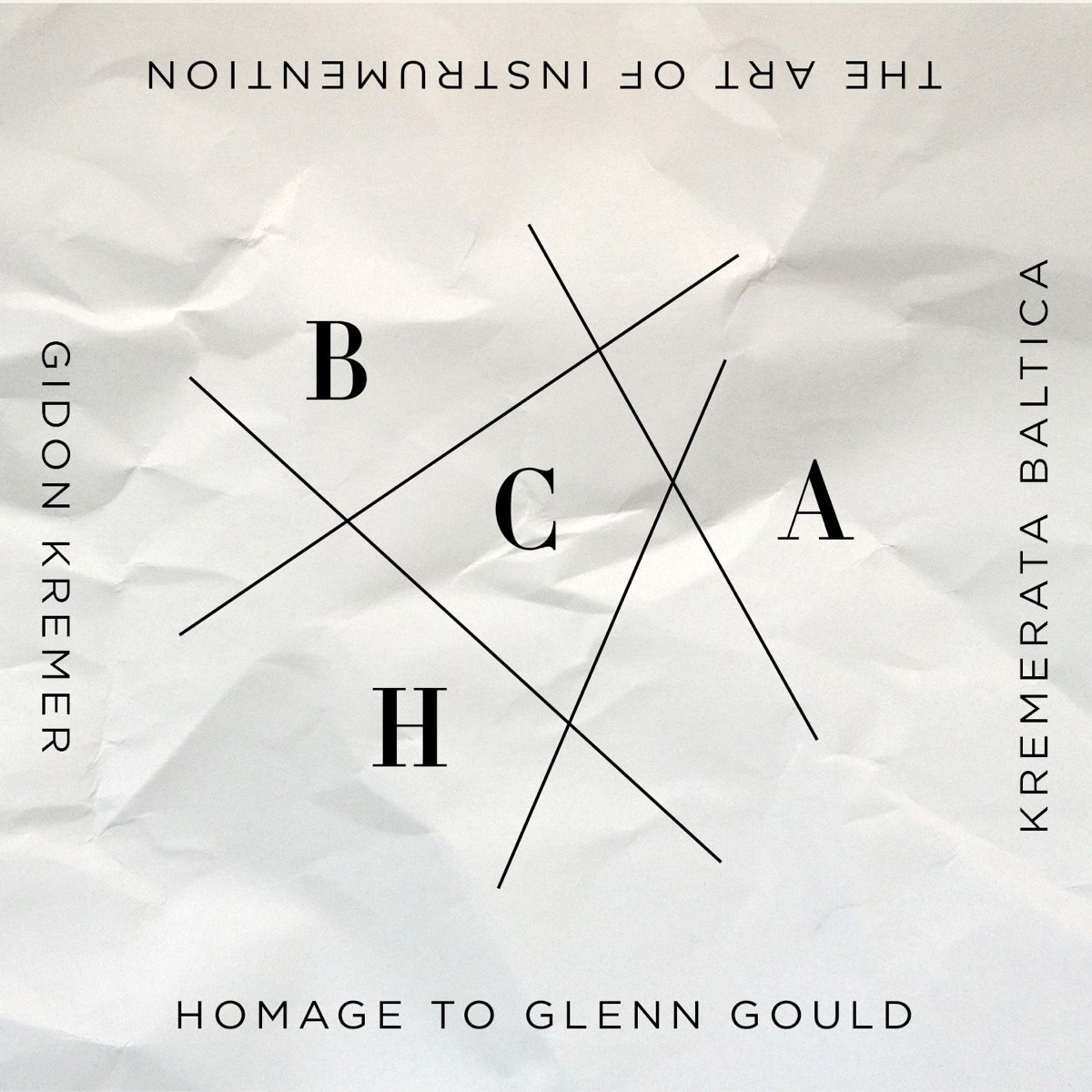 The Art of Instrumentation: Homage to Glenn Gould by Gidon Kremer & Kremerata Baltica album cover