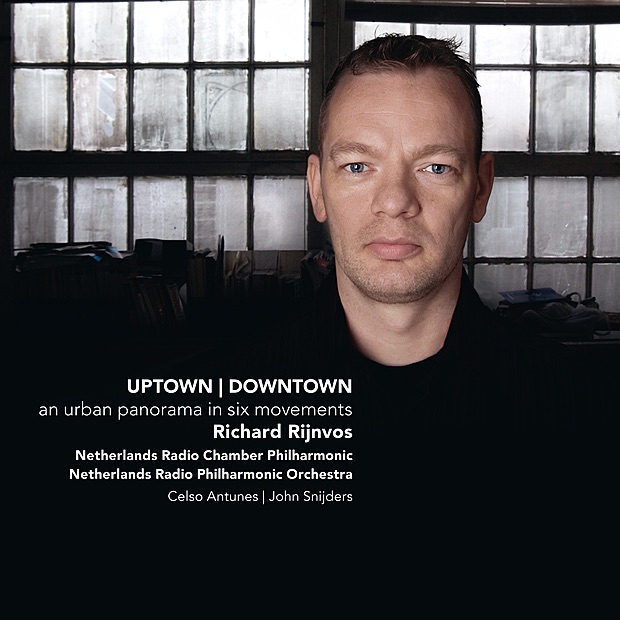 Rijnvos: UptownDowntown - an urban panorma in six movements by Netherlands Radio Chamber Philharmonic, Netherlands Radio Philharmonic Orchestra, Celso Antunes & John Snijders album cover