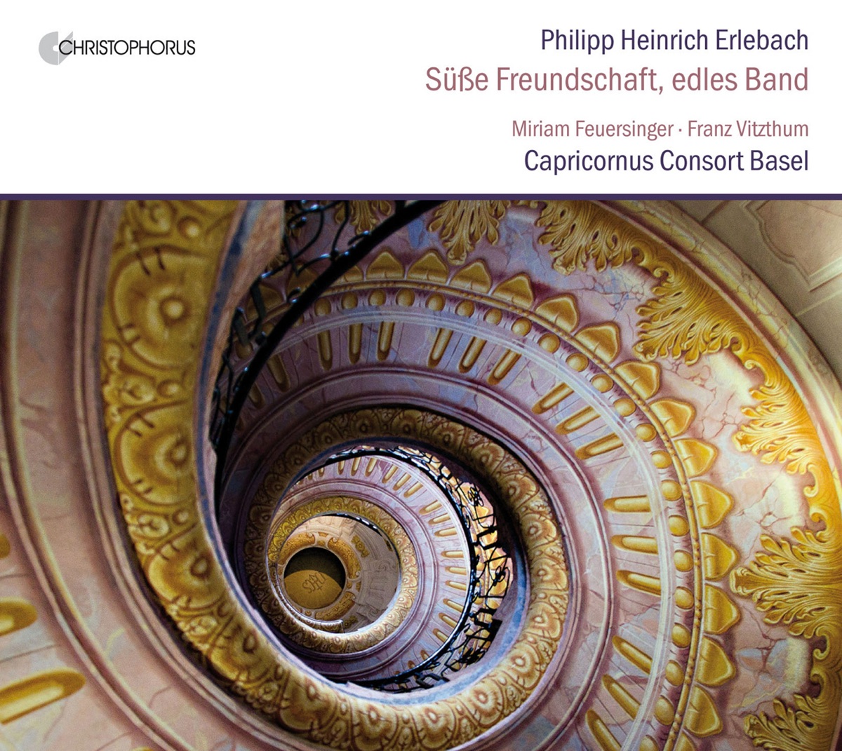 Erlebach: Overtures and Arias by Capricornus Consort Basel, Péter Barczi, Miriam Feuersinger & Franz Vitzthum album cover