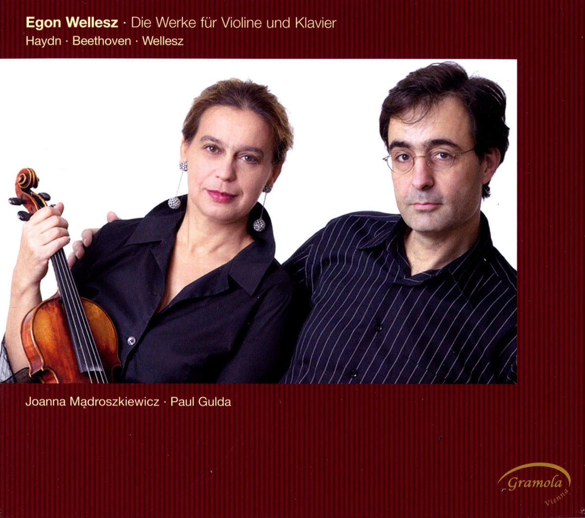 Werke für Violine und Klavier by Paul Gulda & Joanna Madroszkiewicz album cover
