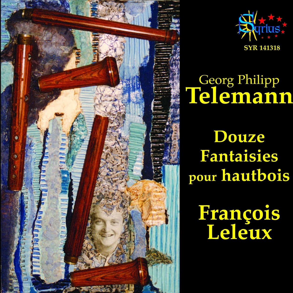Telemann: Douze Fantaisies pour Hautbois by François Leleux album cover