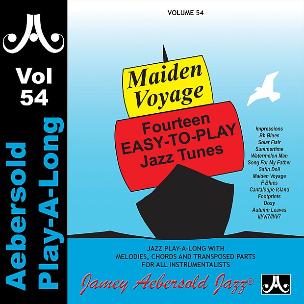 Maiden Voyage - Volume 54 by Jamey Aebersold Play-A-Long, Jamey Aebersold, Tyrone Wheeler & Steve Davis album cover