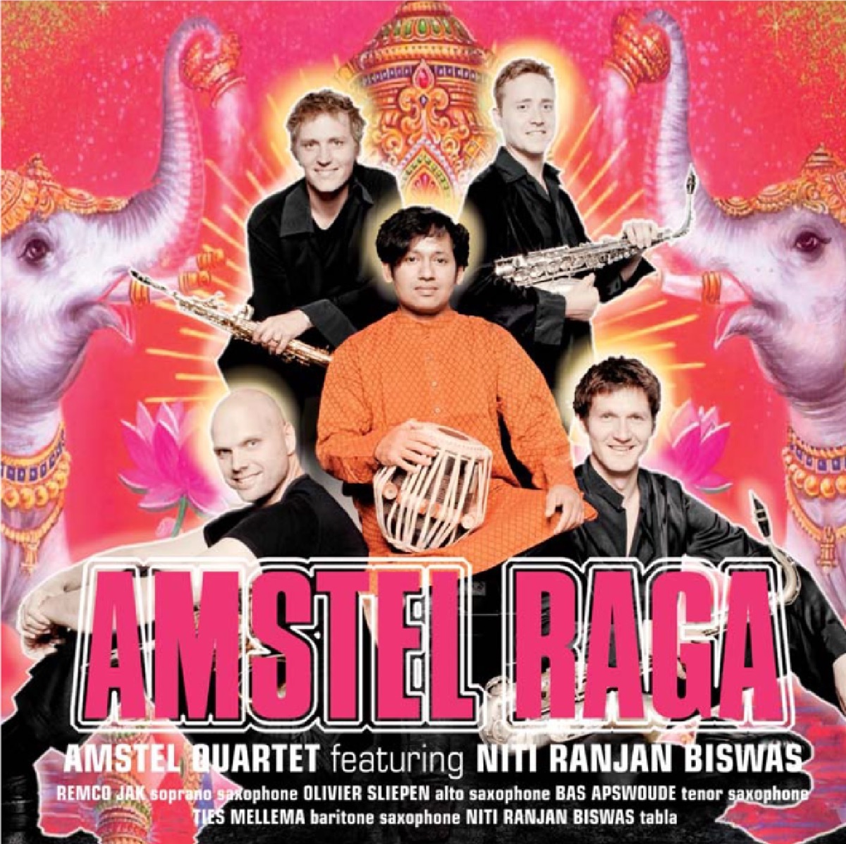 Amstel Raga (feat. Niti Ranjan Biswas) by Amstel Quartet & Niti Ranjan Biswas album cover