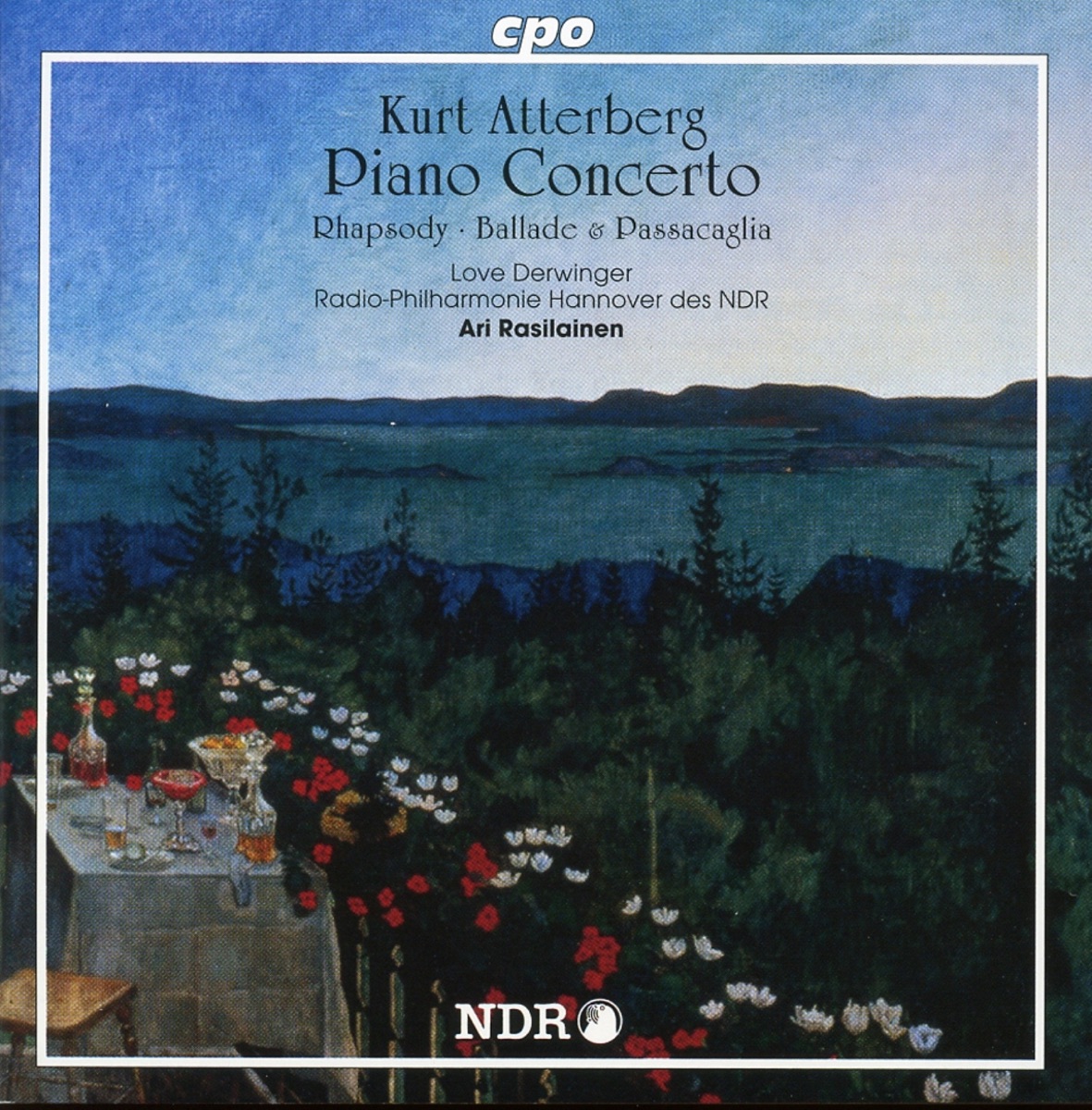 Atterberg: Piano Concerto - Rhapsody - Ballade & Passcaglia by Love Derwinger, Ari Rasilainen & Hannover Radio Philharmonic Orchestra album cover