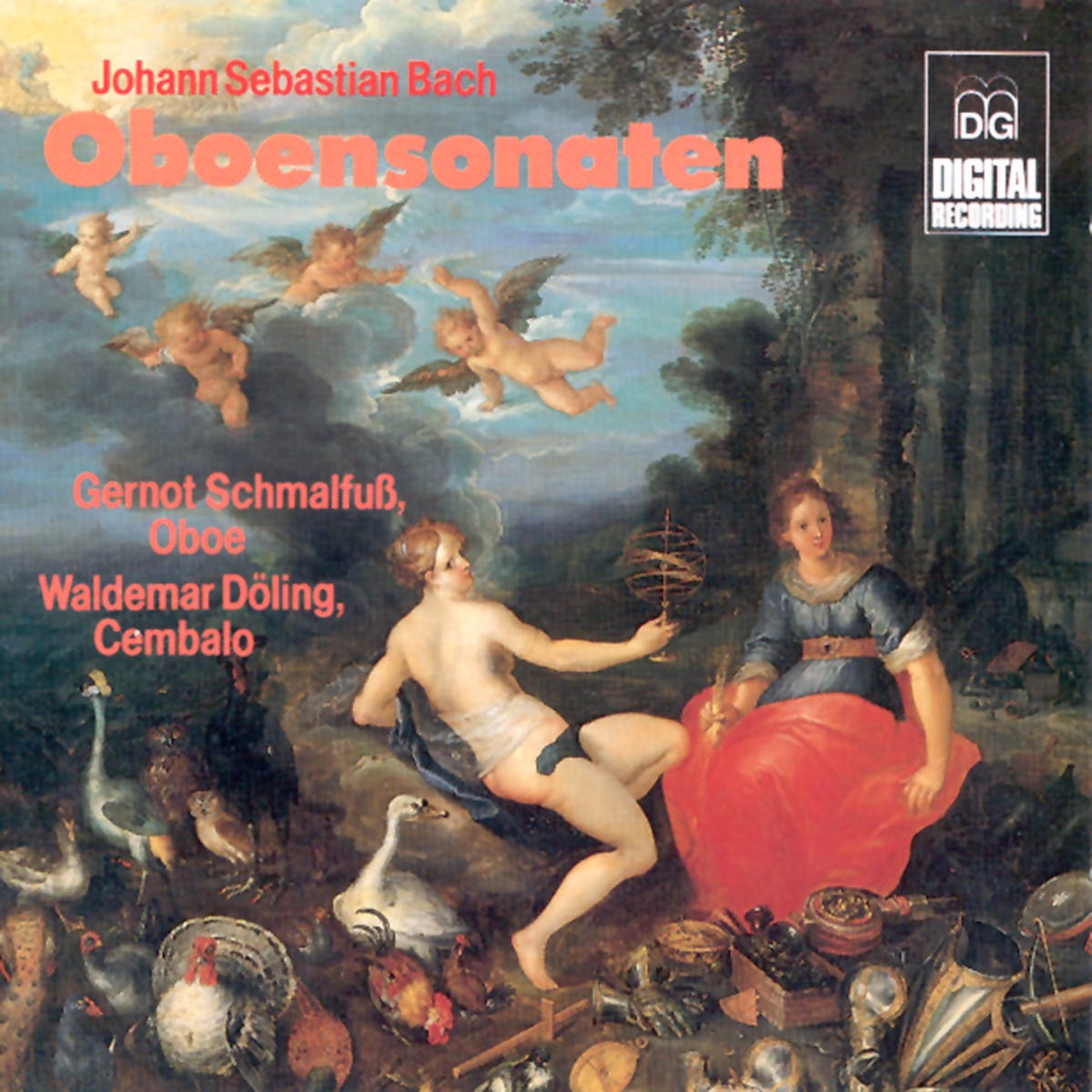Bach: Oboensonaten by Gernot Schmalfuss & Waldemar Döling album cover