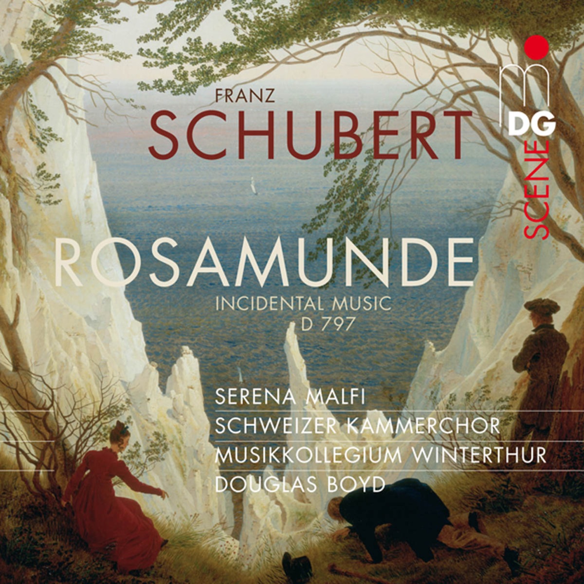 Schubert: Rosamunde by Serena Malfi, Douglas Boyd & Musikkollegium Winterthur album cover