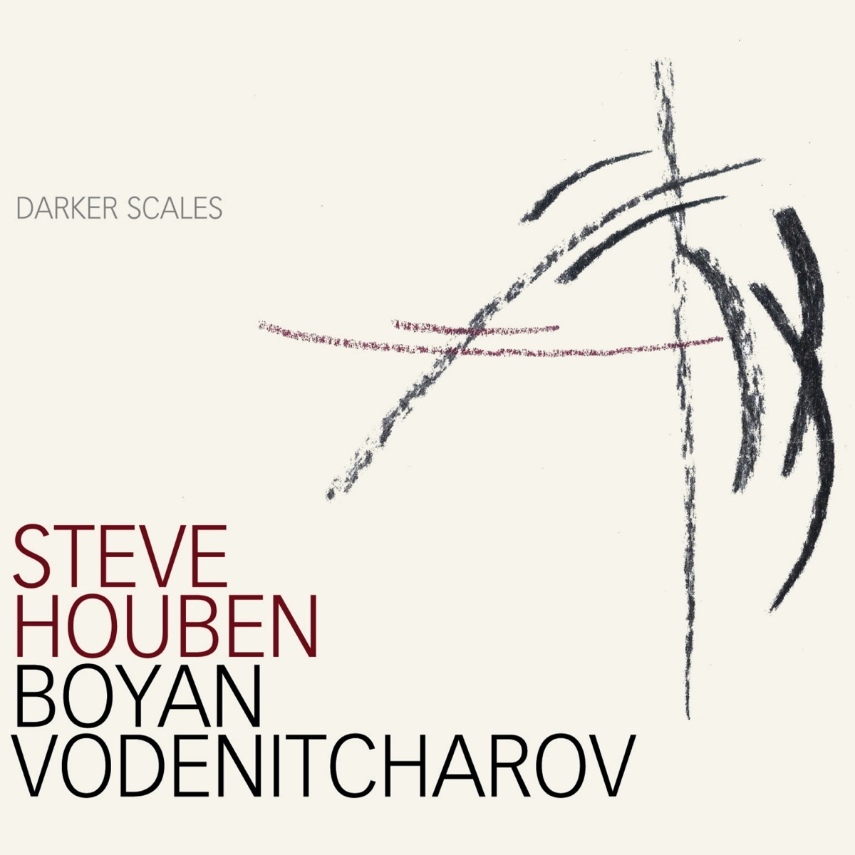 Darker Scales by Steve Houben & Boyan Vodenitcharov album cover